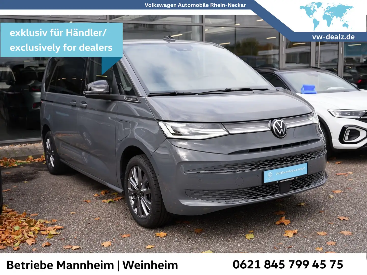 Volkswagen T7 Multivan 1.4 TSI eHybrid Energetic AHK Navi Matr Grau - 2