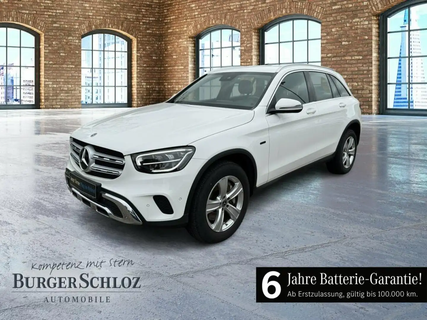 Mercedes-Benz GLC 300 e 4M AHK AUT Kam. KeyLess KlimaA LED LM Білий - 1
