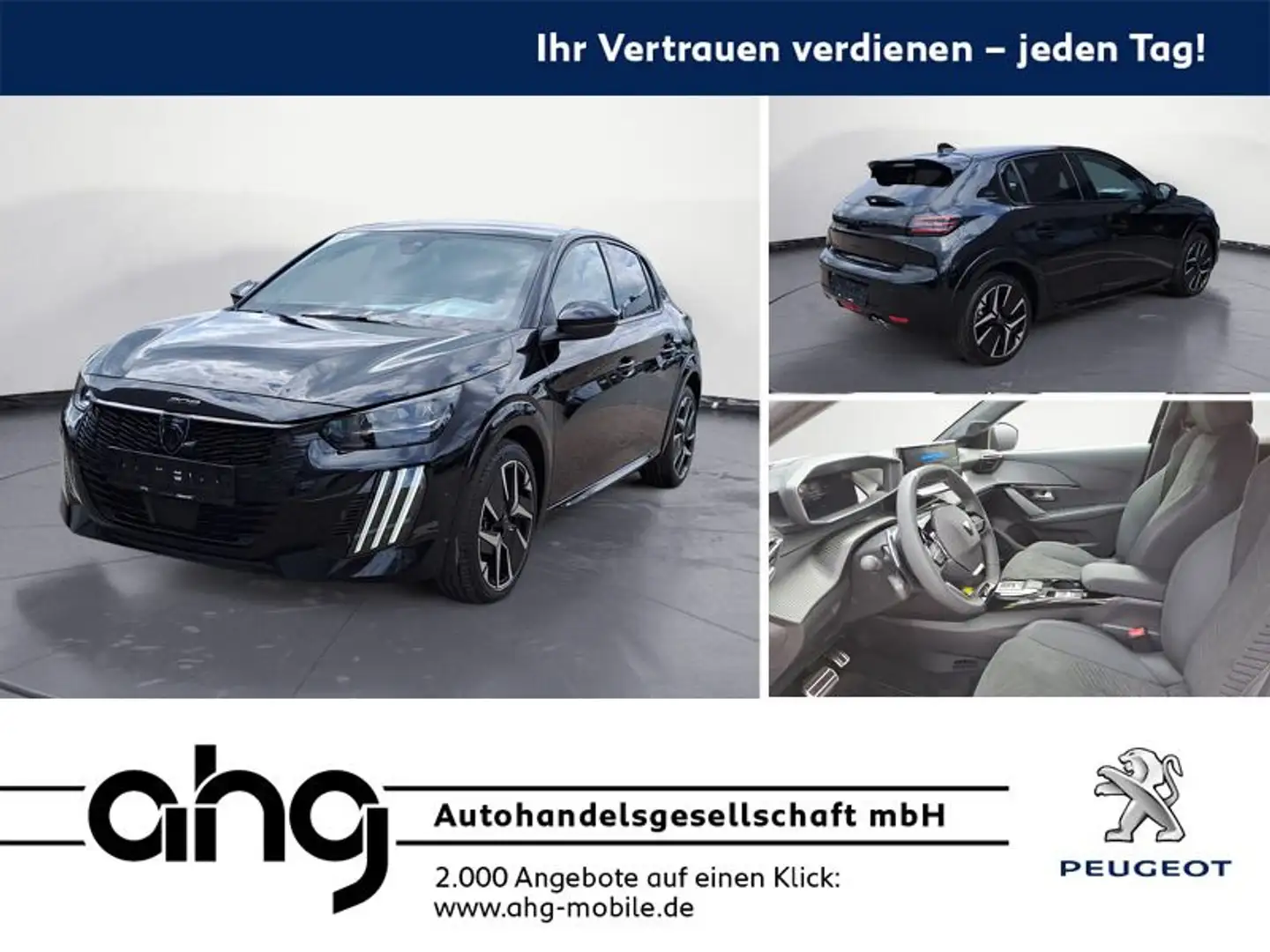 Peugeot 208 GT HYBRID 136 e-DSC6 Alcantara-Sitze mit Mas Noir - 1