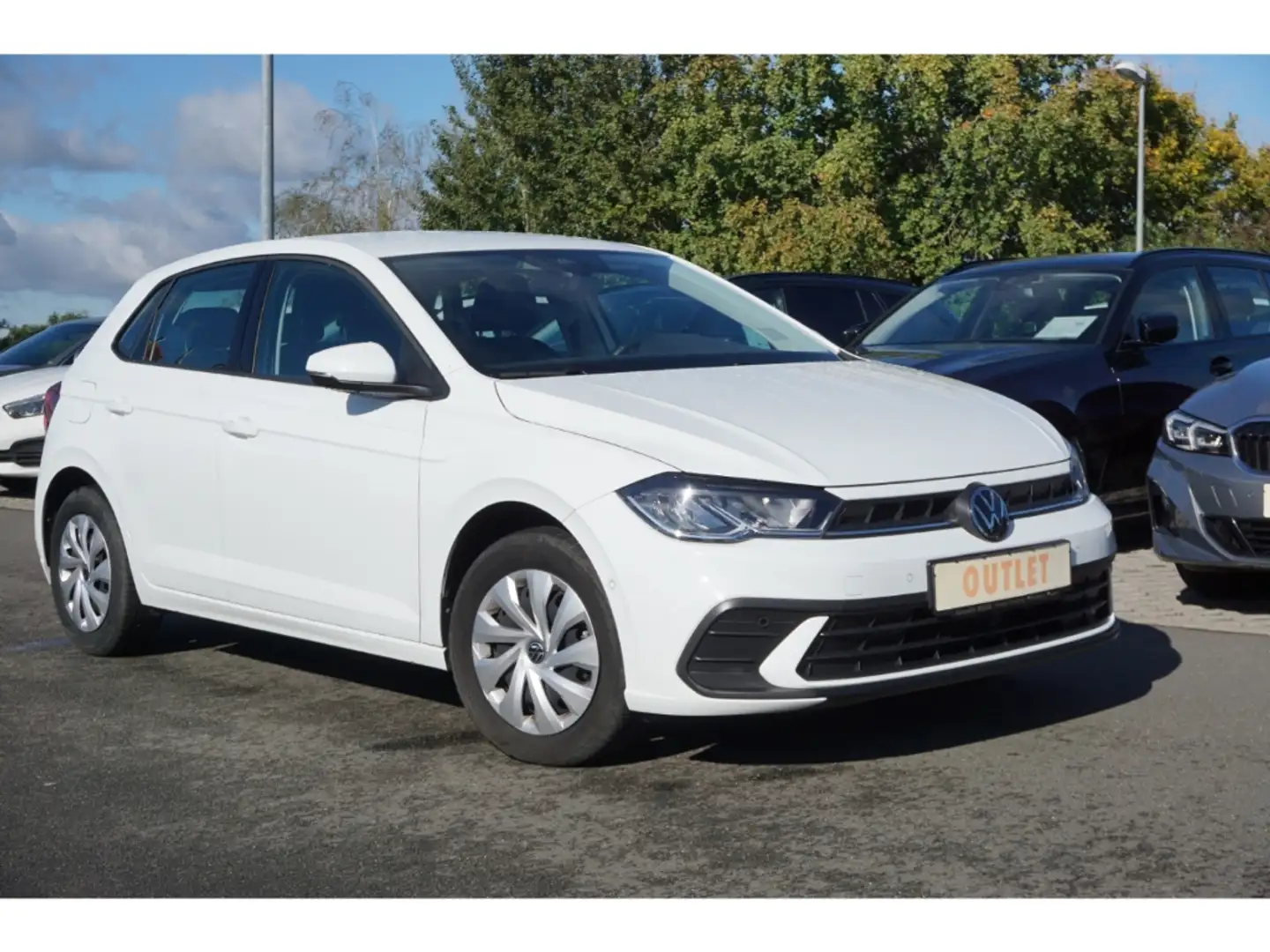 Volkswagen Polo VI 1.0TSI-LED-Navi-Sitzhz-Klimaauto-Temp-EU6 Weiß - 1