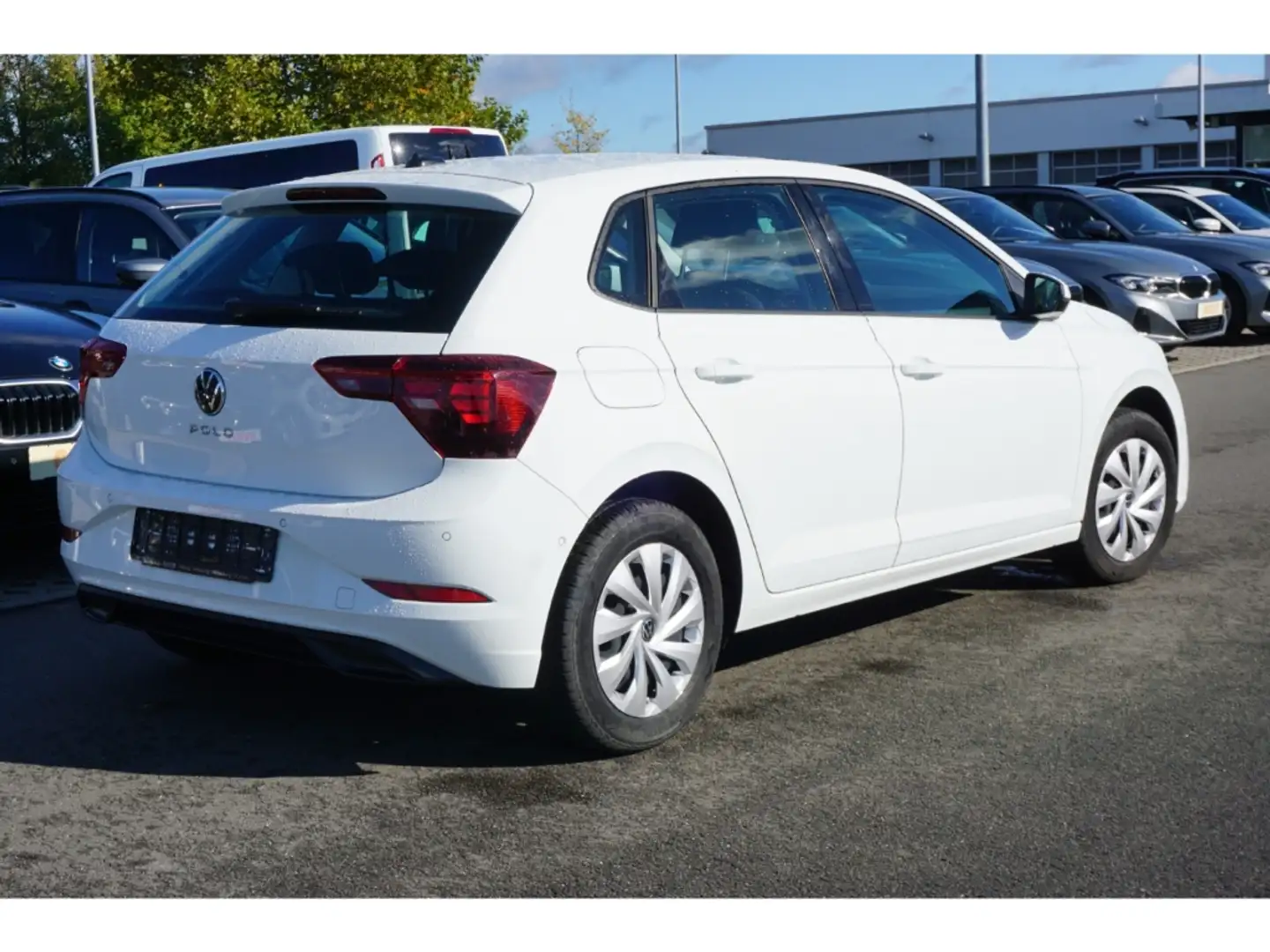 Volkswagen Polo VI 1.0TSI-LED-Navi-Sitzhz-Klimaauto-Temp-EU6 Weiß - 2