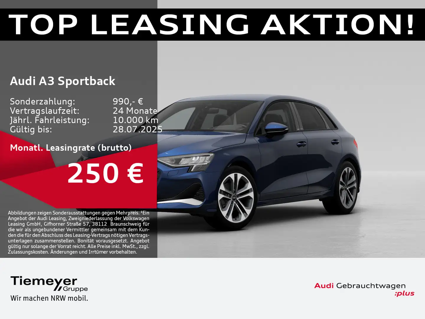 Audi A3 35 TFSI ADVANCED LM18 SONOS HuD KAM Blau - 1