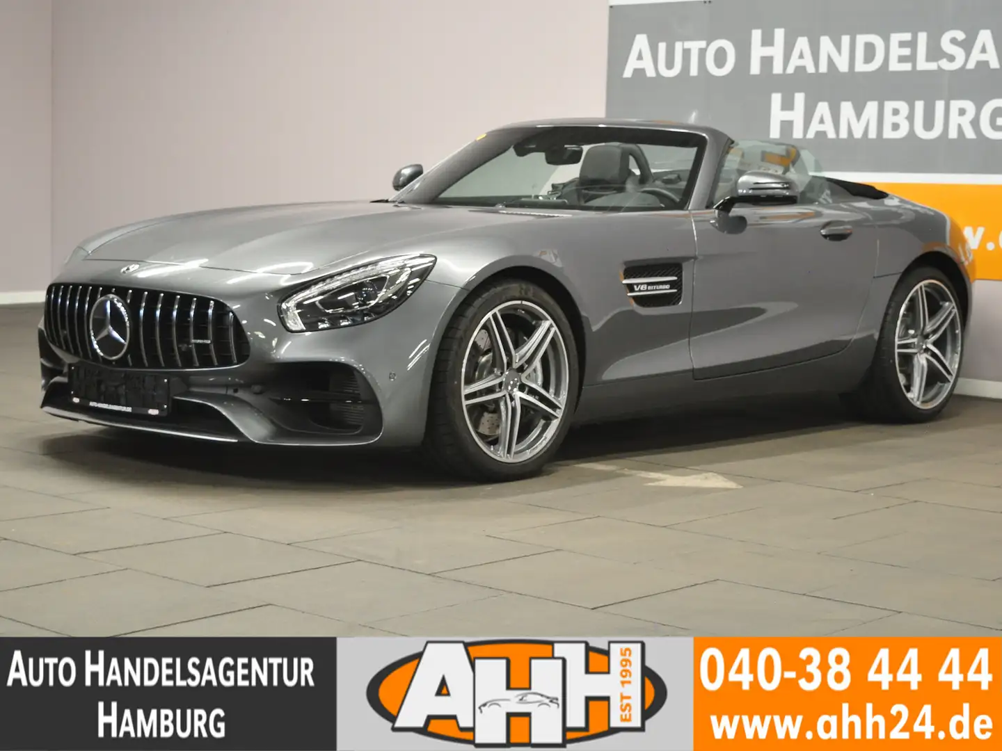 Mercedes-Benz AMG GT ROADSTAR KAM|AIRSCARF|VZE|LED|IHC|19TKM!! Grau - 1