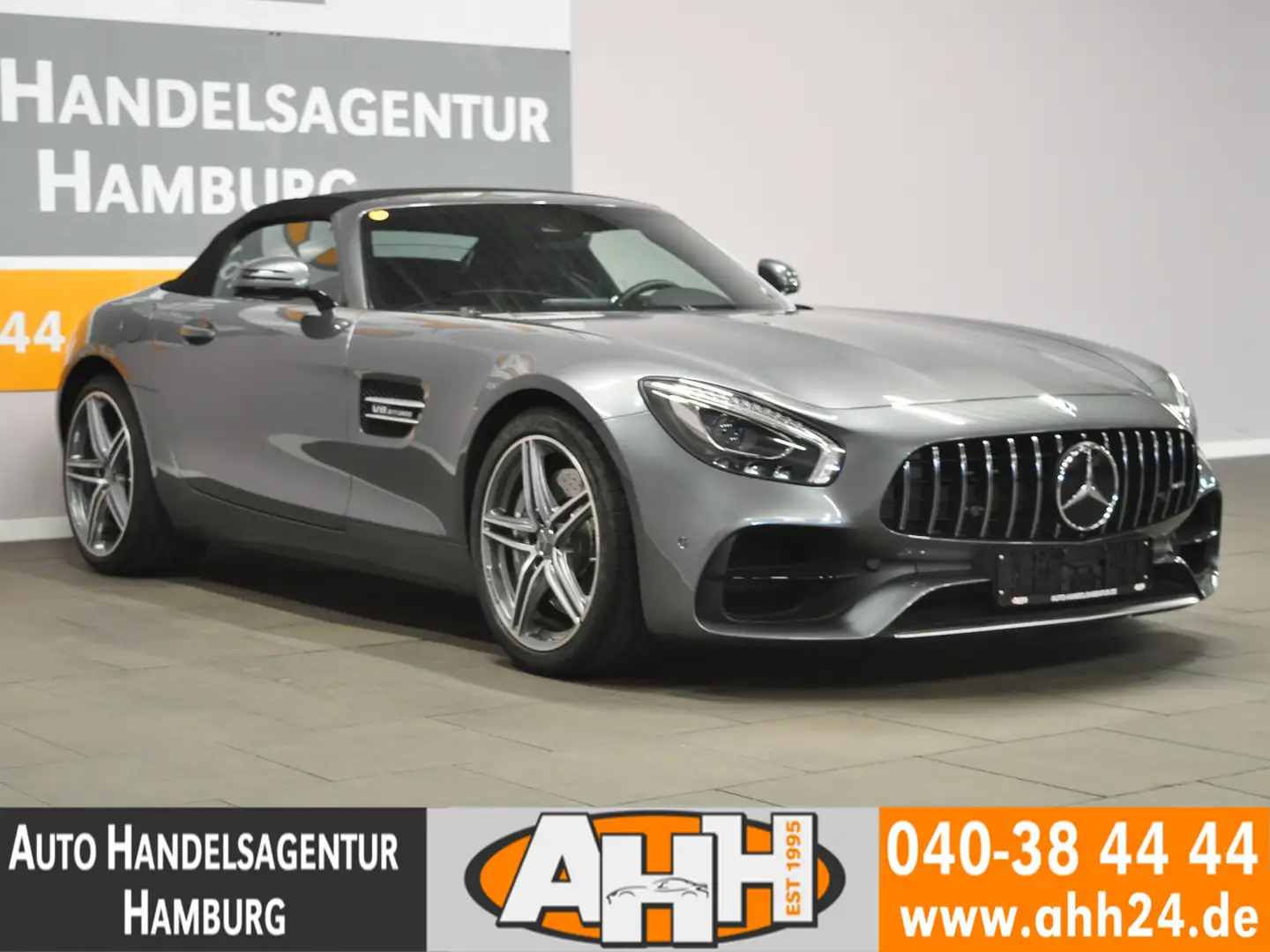 Mercedes-Benz AMG GT ROADSTAR KAM|AIRSCARF|VZE|LED|IHC|19TKM!! Grau - 2