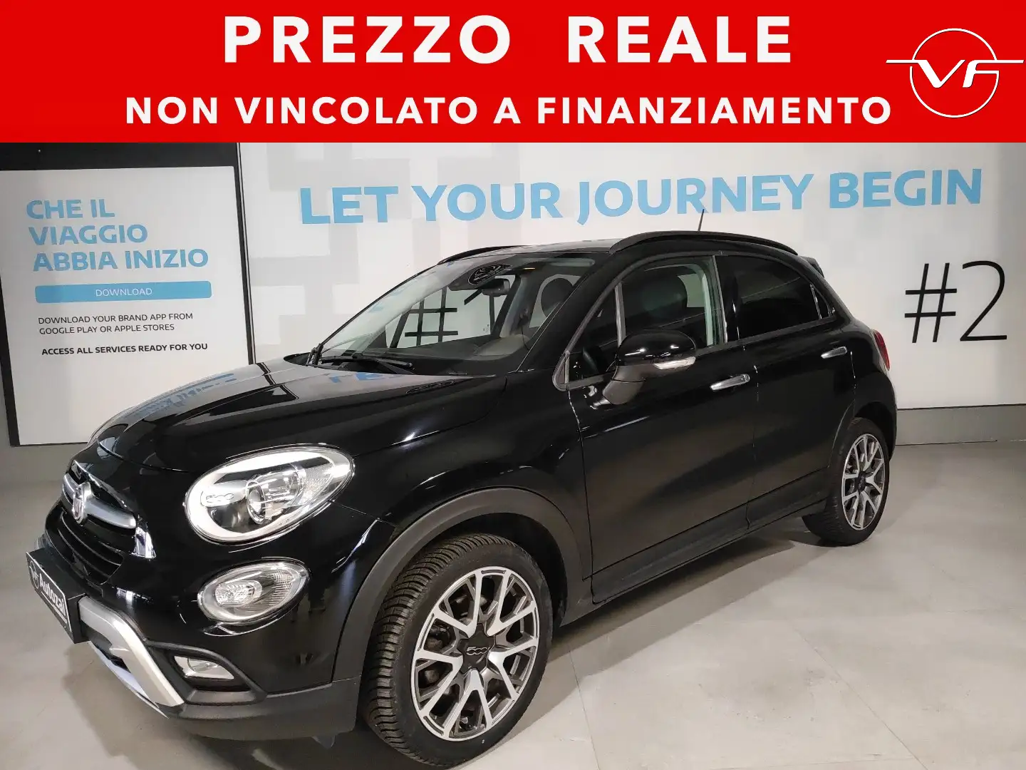 Fiat 500X 1.4 MultiAir 140 CV Cross Plus Nero - 1