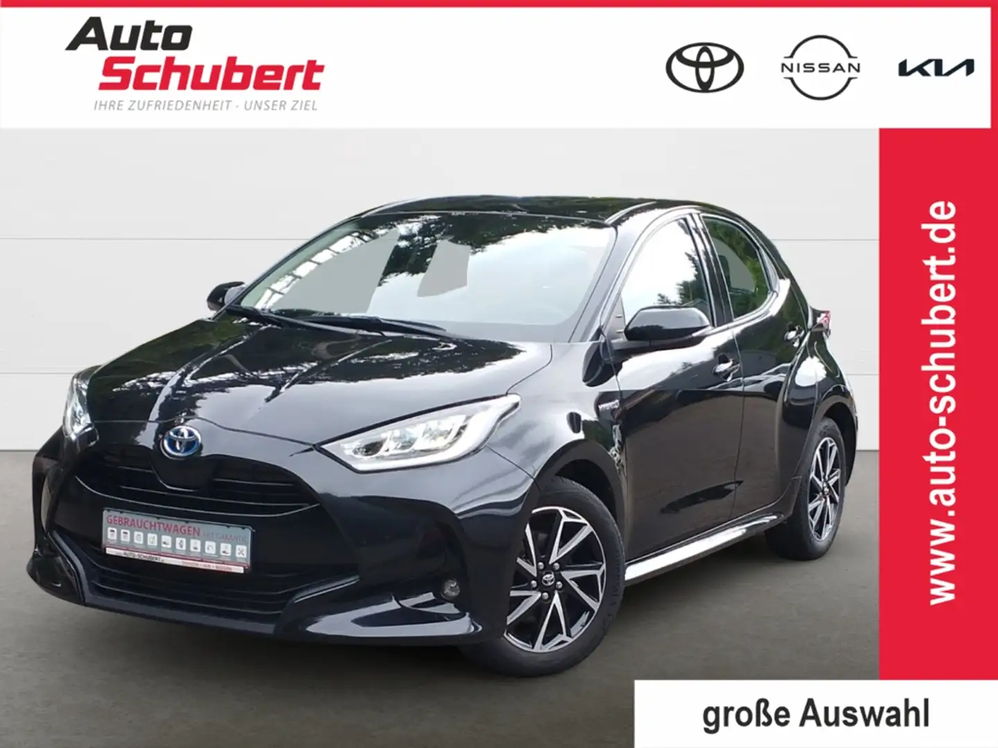 Toyota Yaris Hybrid Team Deutschland 1.5 EU6d 5-TÜRER, LED Appl Schwarz - 1