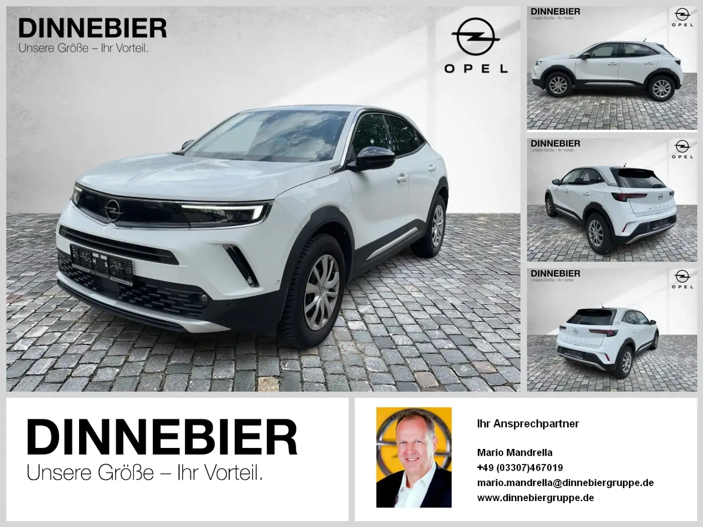 Opel Mokka Business Elegance 1.2 FLA SpurW KAM Blanc - 1