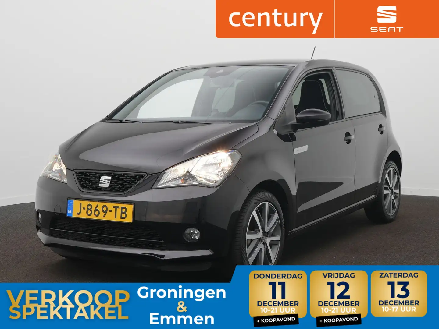 SEAT Mii Electric electric Plus Clima - App/Navi - Pdc - Cr Zwart - 1