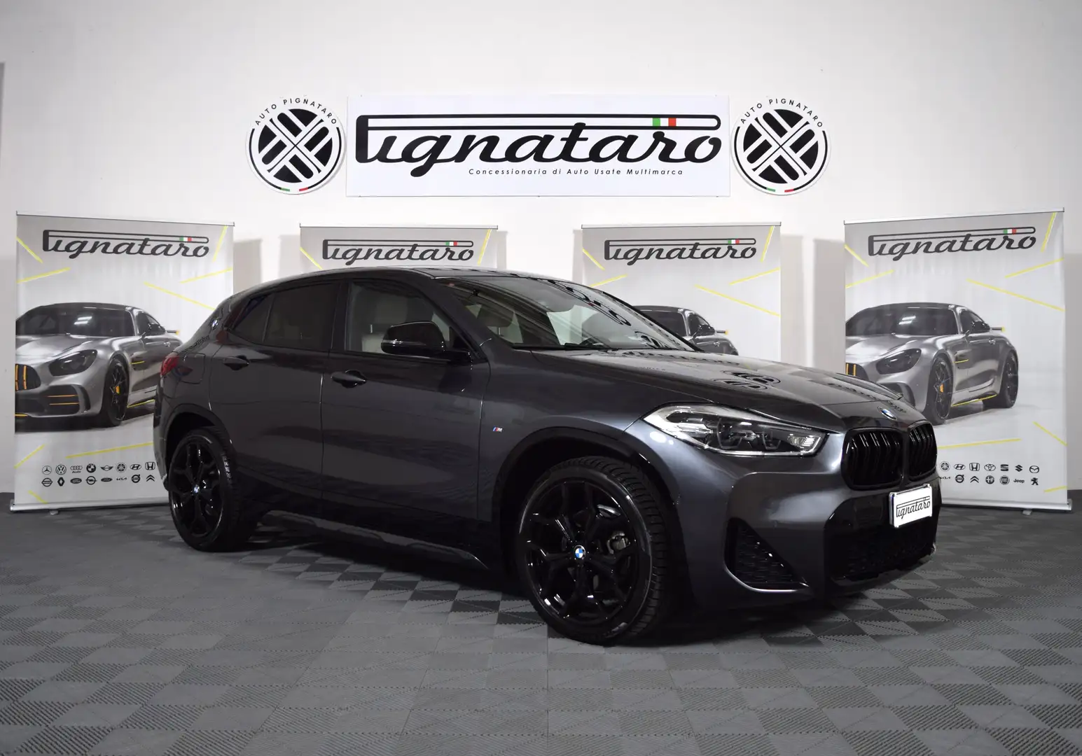 BMW X2 Xdrive 18d M Sport M-Sport Auto,Pelle,Acc,Cam,R19" Gris - 1