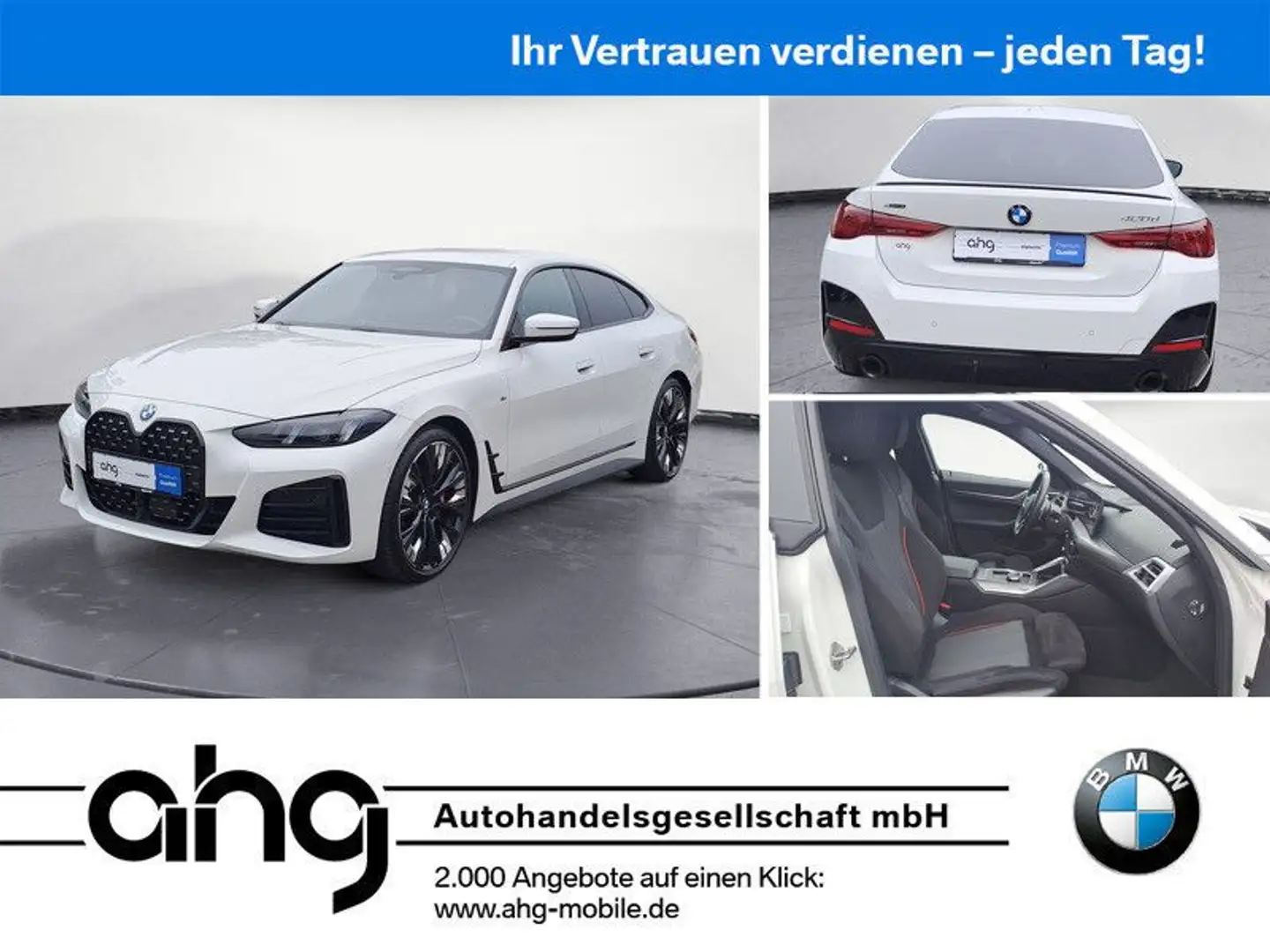 BMW 420 *MSport*Memory*Navi*Kamer Weiß - 1
