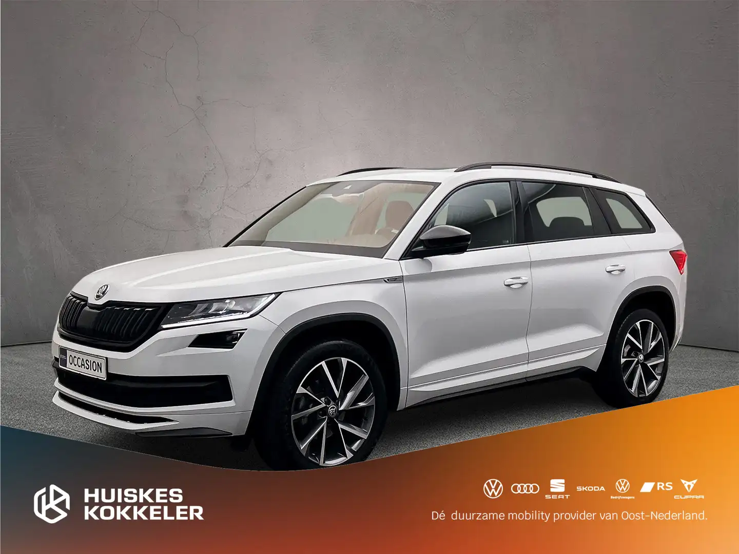 Skoda Kodiaq Sportline Business 1.5 TSI 150pk DSG Automaat Trek Wit - 1