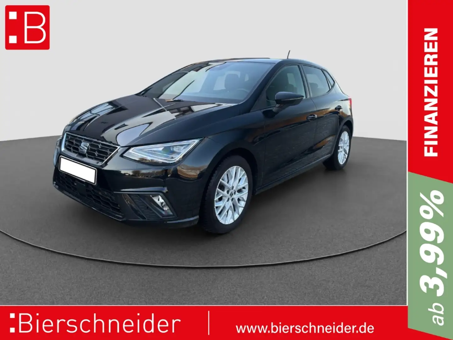SEAT Ibiza 1.0 TSI DSG AB 165EUR FR NAVI REAR VIEW SHZH Schwarz - 1
