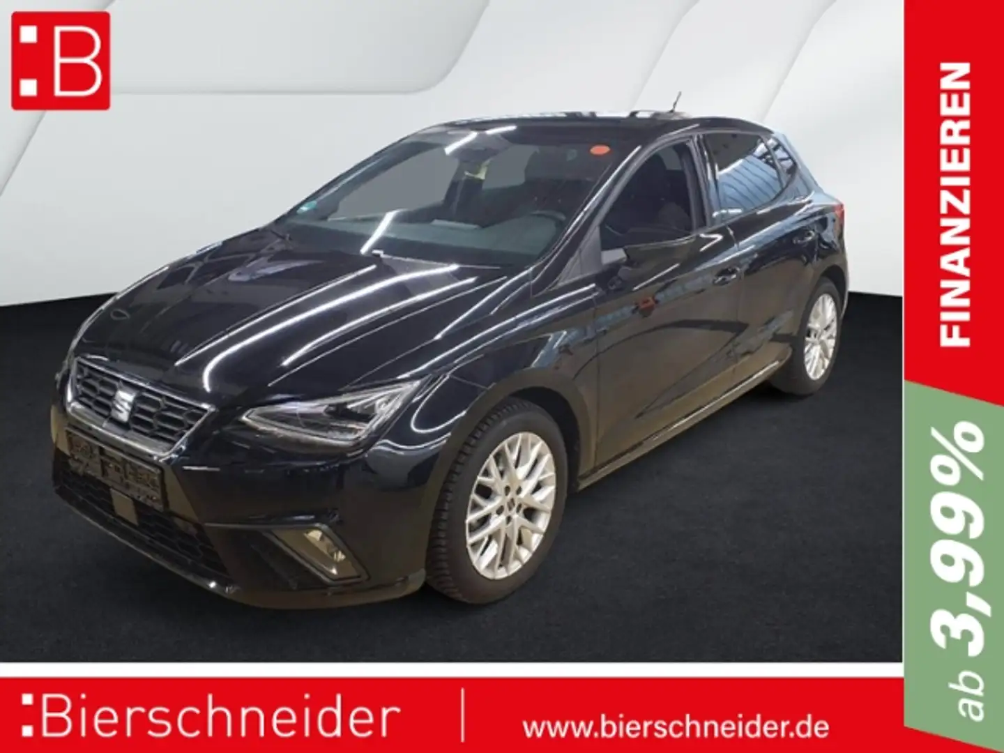 SEAT Ibiza 1.0 TSI DSG FR AB 165EUR NAVI REAR VIEW SHZH Schwarz - 1