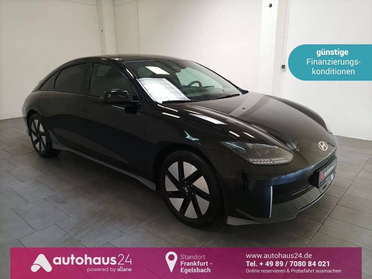 Hyundai IONIQ 6 Techniq Navi|HUD|Matrix|ACC|CAM Schwarz - 1