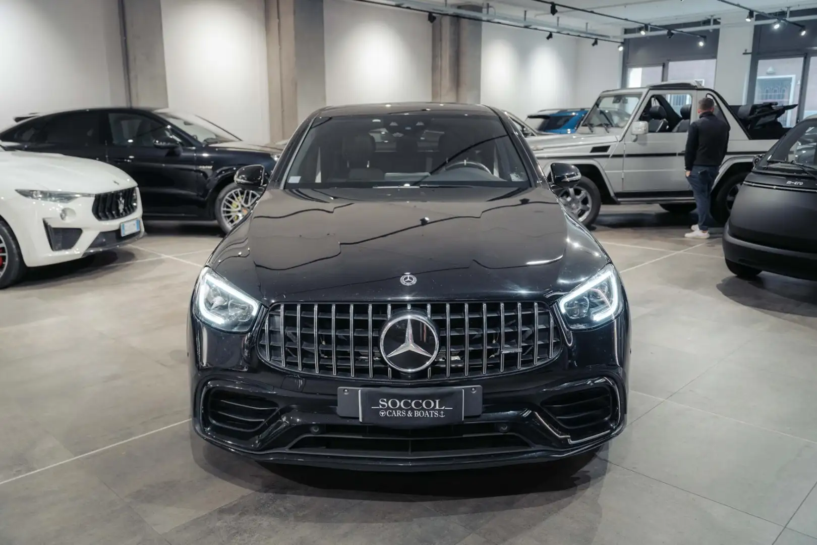 Mercedes-Benz GLC 63 AMG S 4Matic Coupé*BURMAISTER*TETTO*TFT*APPLE CAR PLA Nero - 2