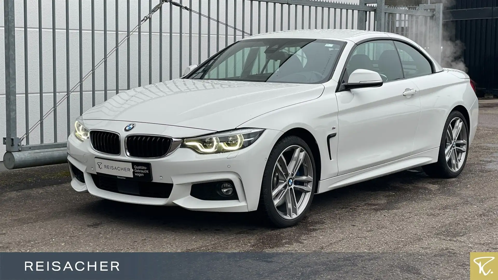 BMW 440 i xDrive Cabrio M-Sport,AHK,adLED,ACC,HUD,RFK Blanc - 1