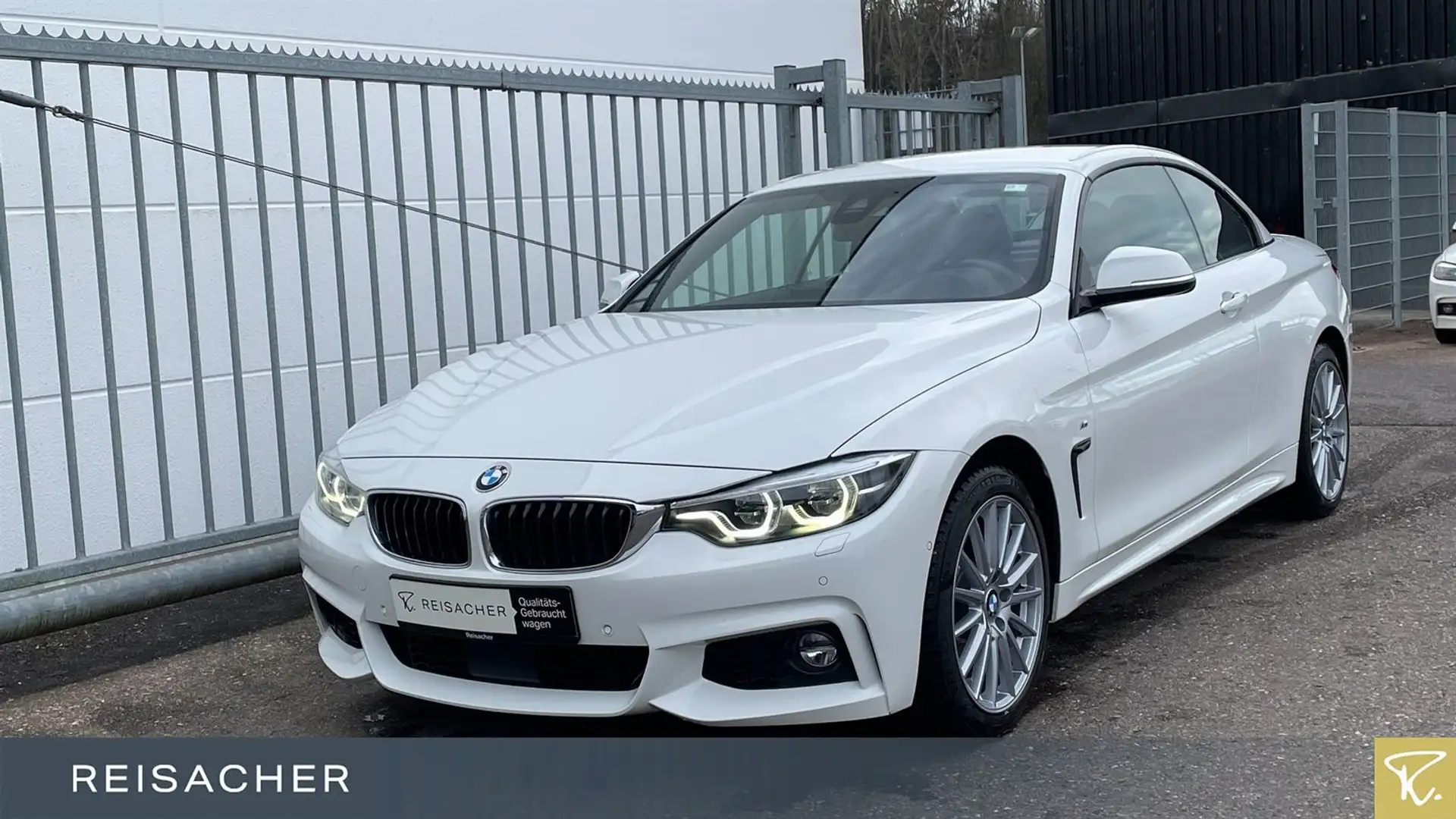 BMW 440 i xDrive Cabrio M-Sport,AHK,adLED,ACC,HUD,RFK Weiß - 1