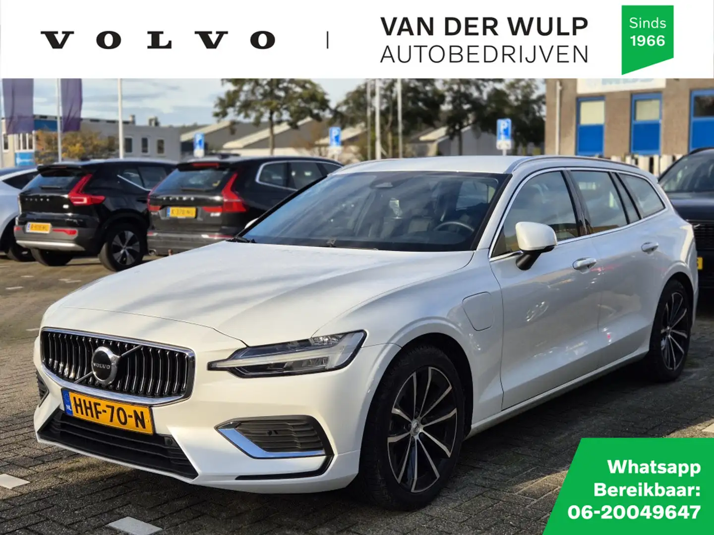 Volvo V60 T6 350PK AWD Essential Bright | Trekhaak | BLIS | Blanc - 1