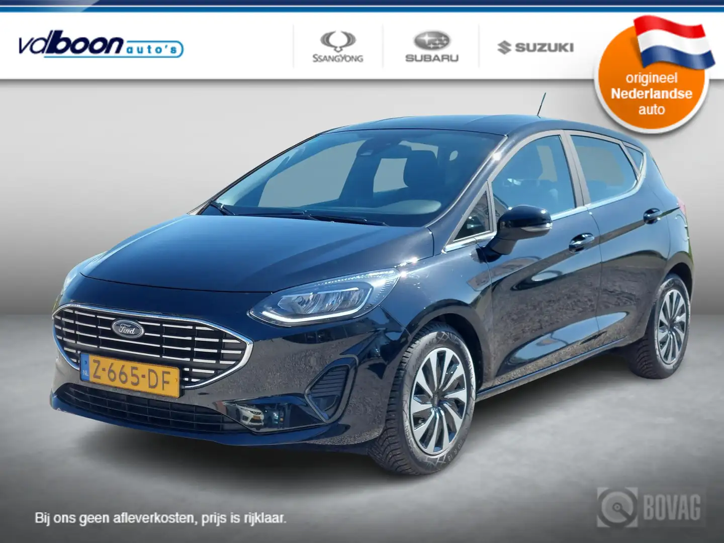 Ford Fiesta 1.0 EcoBoost Hybrid Titanium Winterpack | NL-auto Zwart - 1