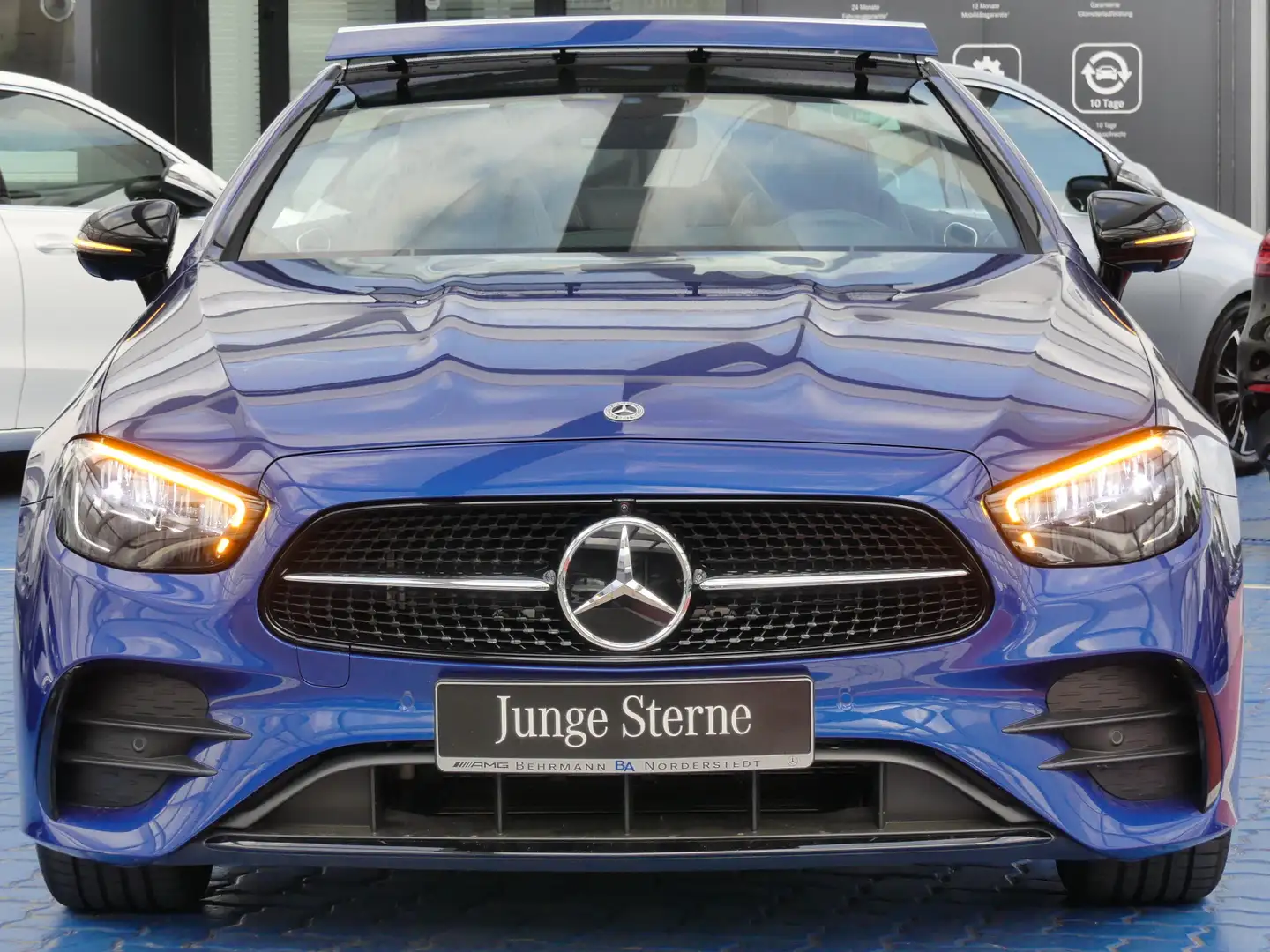 Mercedes-Benz E 200 E 200 Cabriolet 360°+Distronic+NightEdition+MBUX Blu/Azzurro - 2