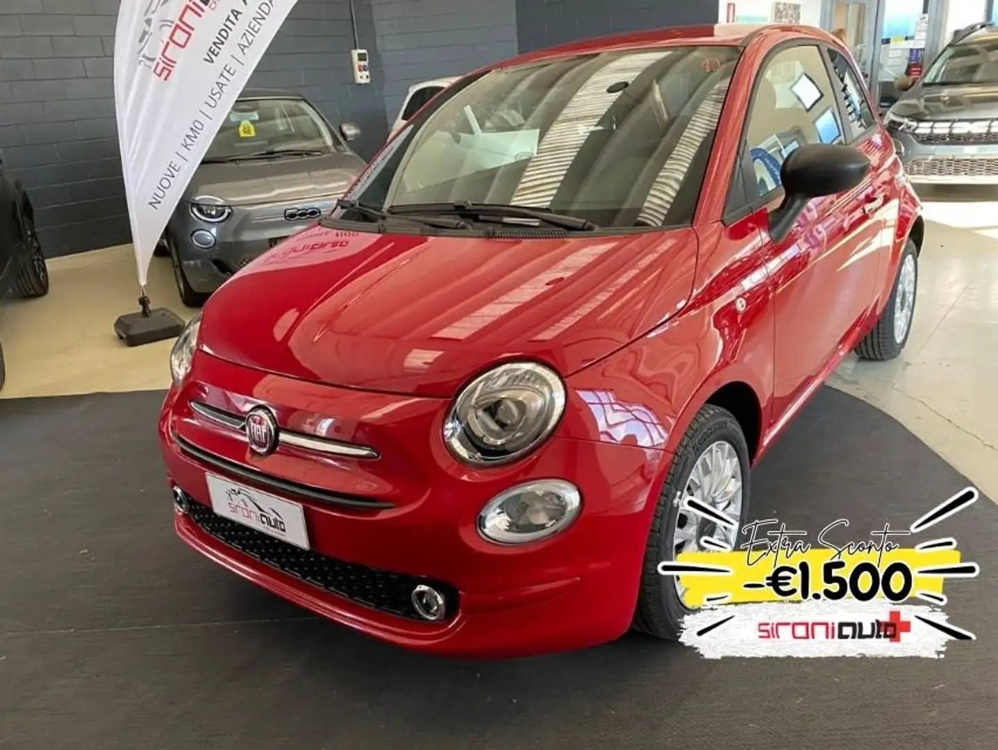 Fiat 500 1.0 Hybrid - PROMO SIRONIAUTO+ Rosso - 1