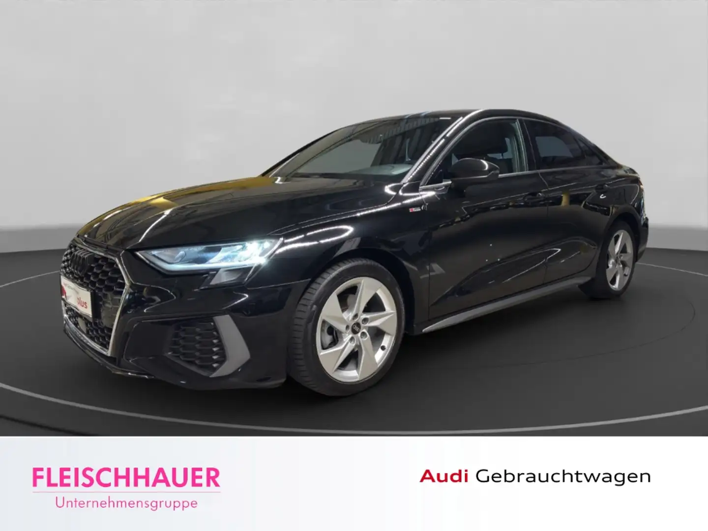 Audi A3 Limousine 35 TDI S line DSG+LED+ACC+NAVI+CARPLAY+S Schwarz - 1