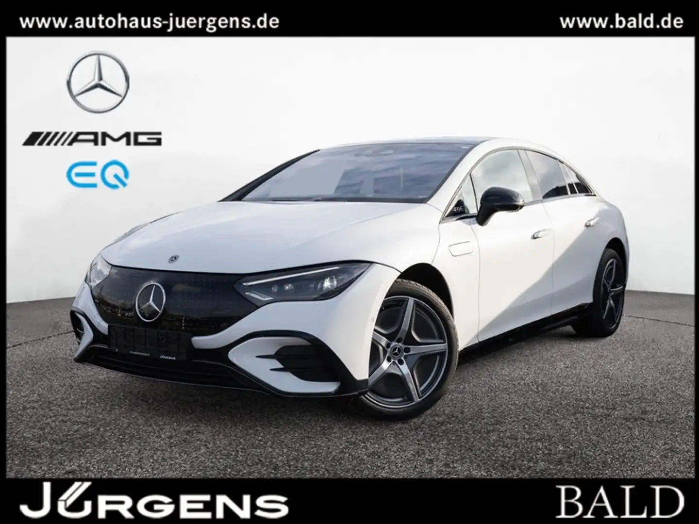 Mercedes-Benz EQE 300 AMG-Sport/Pano/Burm/Airm/Distr/Memo/20' Weiß - 1