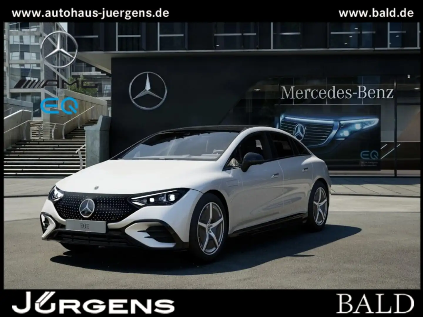 Mercedes-Benz EQE 300 AMG-Sport/Pano/Burm/Airm/Distr/Memo/20' Blanc - 1