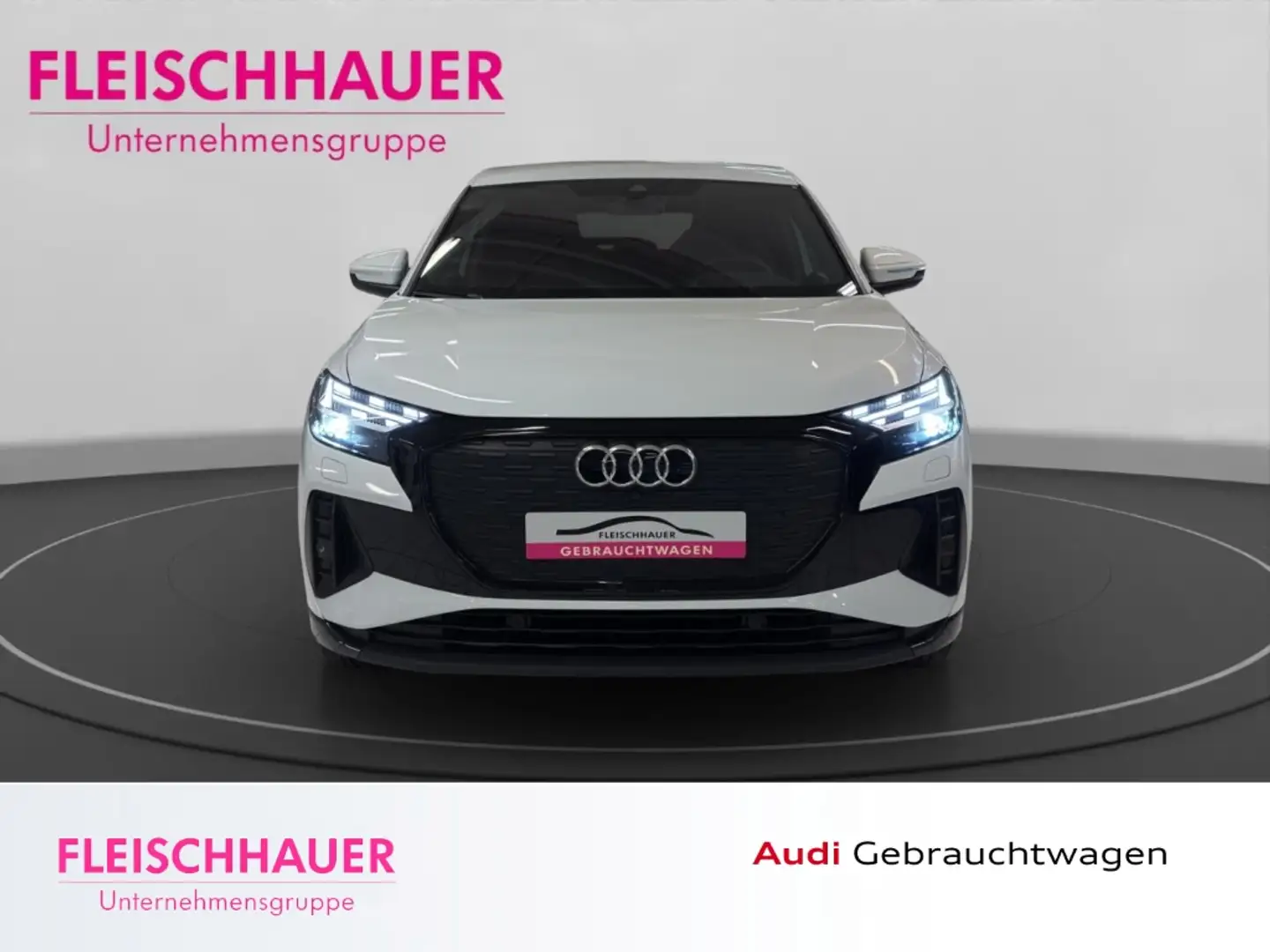 Audi Q4 e-tron Sportback 50 qu. Matrix+Navi+AHK+Sonos+HUD+Wärmepu Weiß - 2