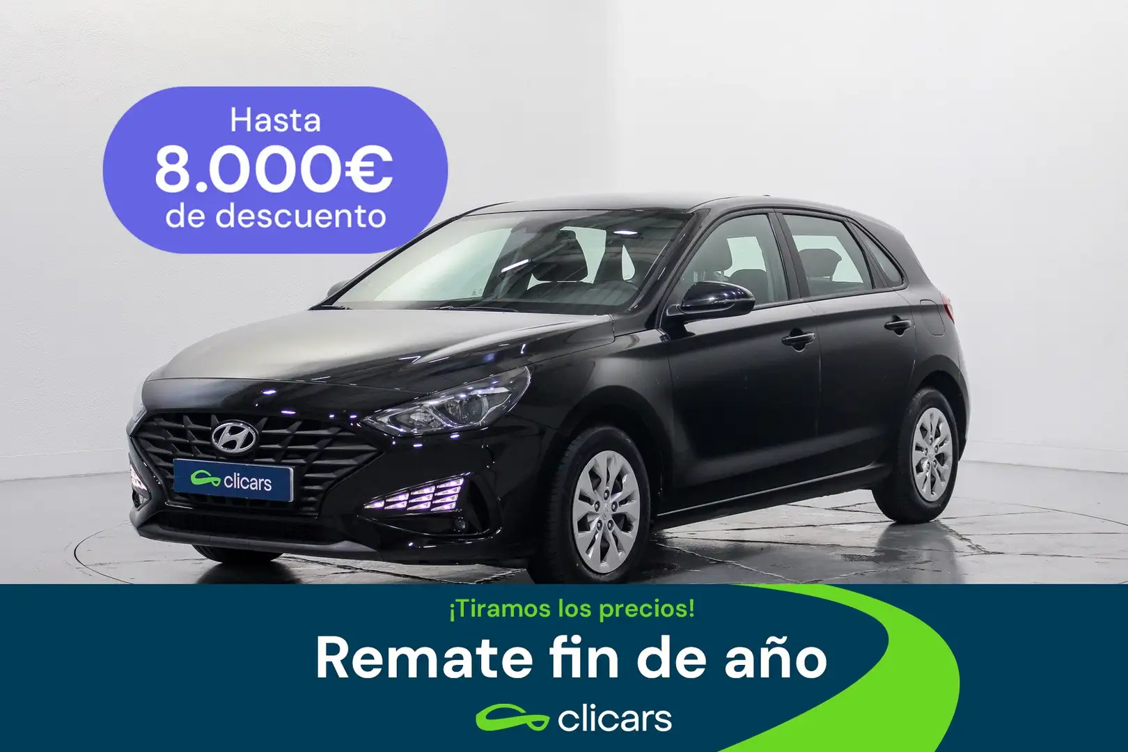 Hyundai i30 1.5 DPI Essence 110 Negro - 1