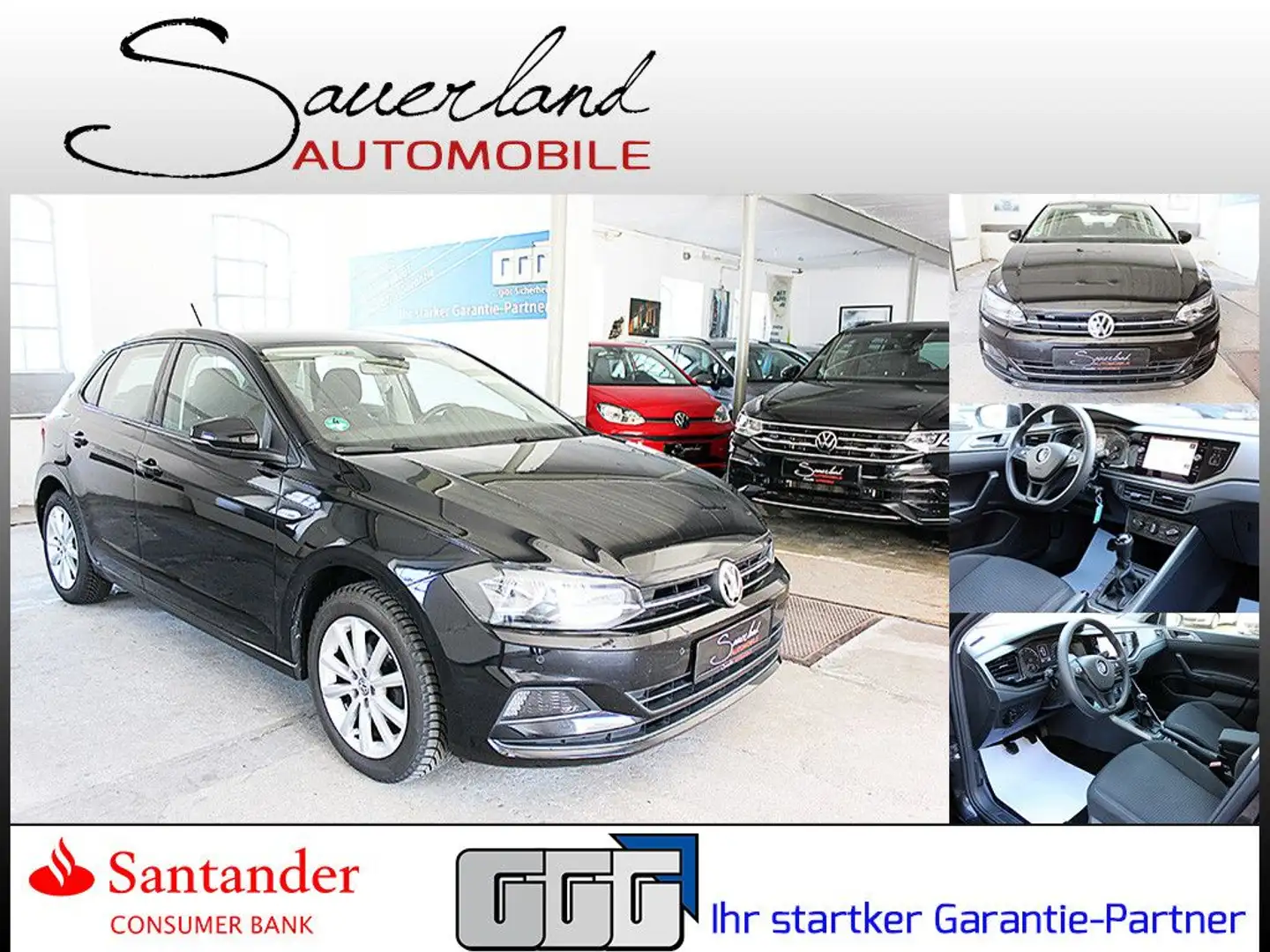 Volkswagen Polo VI Comfortline NAVI PDC SHZ Bluetooth Schwarz - 1