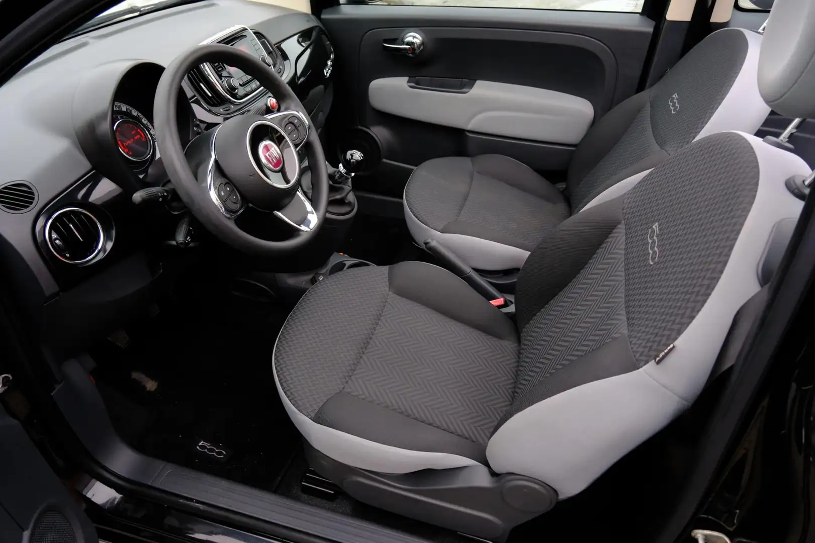 Fiat 500C 1.0 TwinAir Pop Airco|LMV|Cruise Schwarz - 2