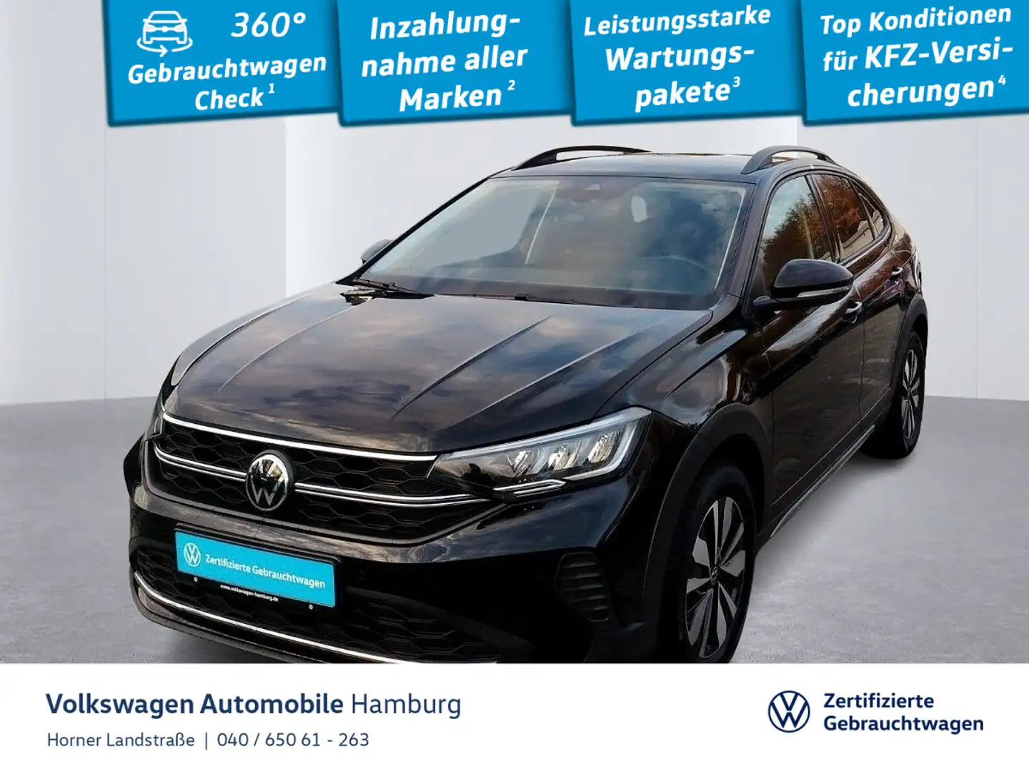Volkswagen Taigo Goal 1.0 TSI Sitzhzg Einparkhilfe CarPlay Schwarz - 1