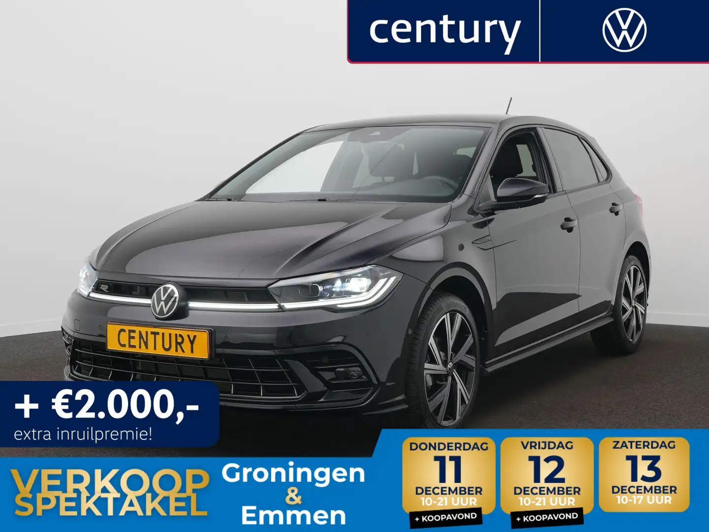 Volkswagen Polo R-Line-Edition 1.0 70 kW / 95 pk TSI Hatchback 7 v Noir - 1