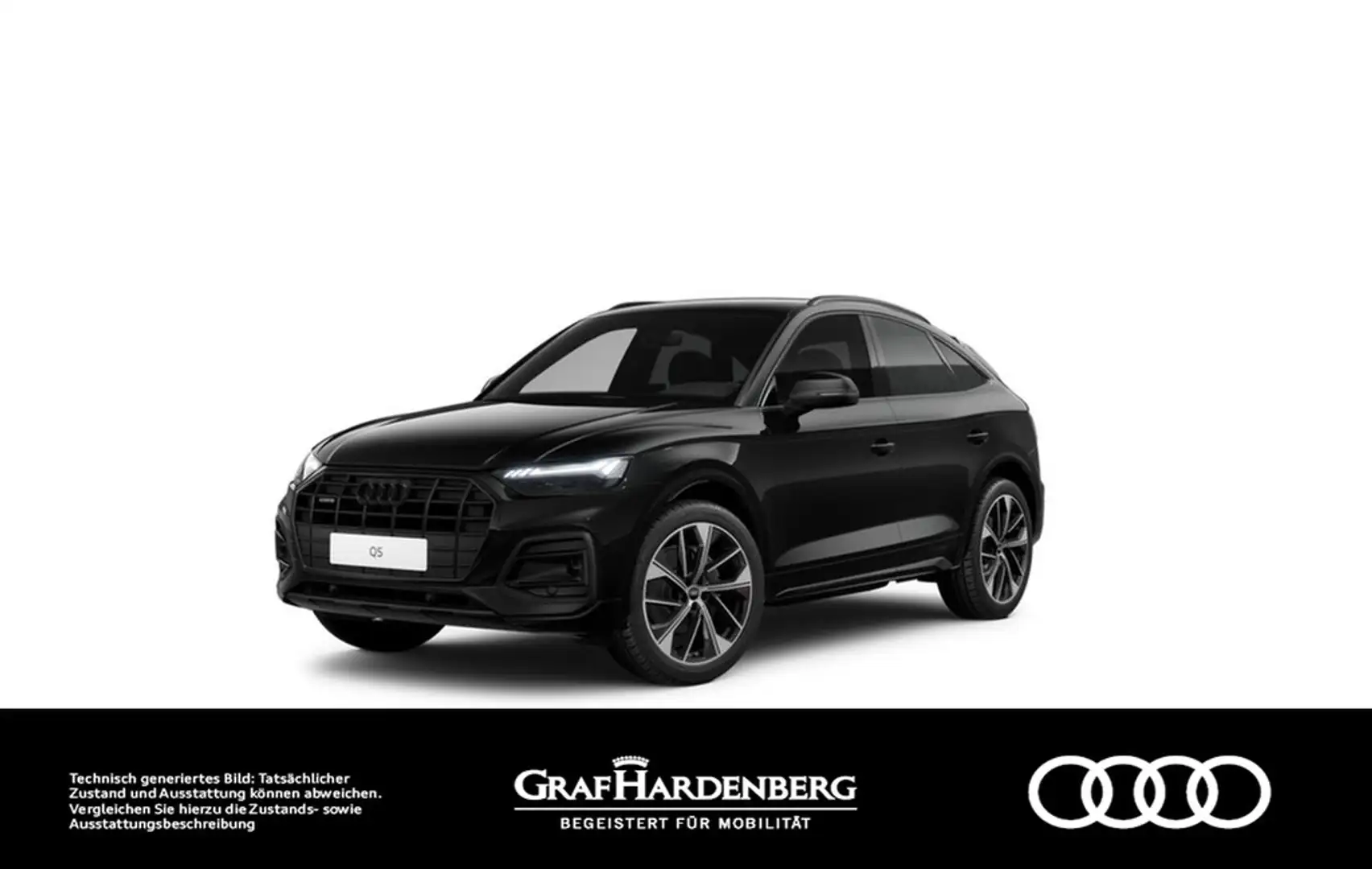 Audi Q5 40 TFSI quattro S line Matrix Navi ACC AHK Schwarz - 1