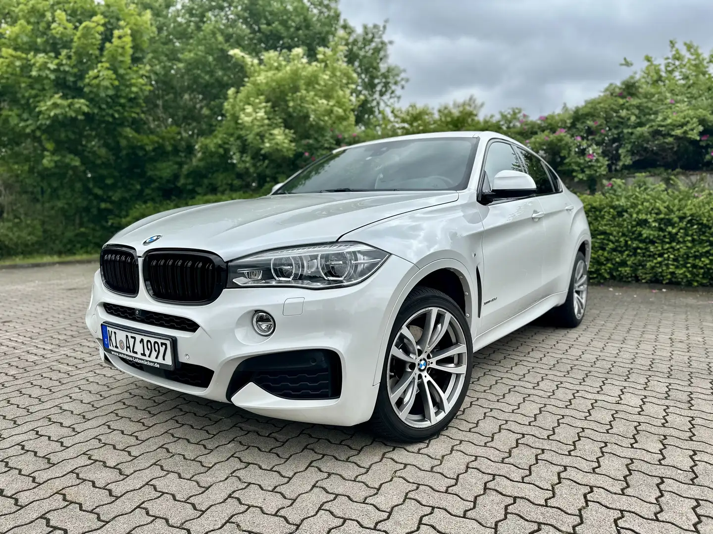 BMW X6 xDrive40d Weiß - 2