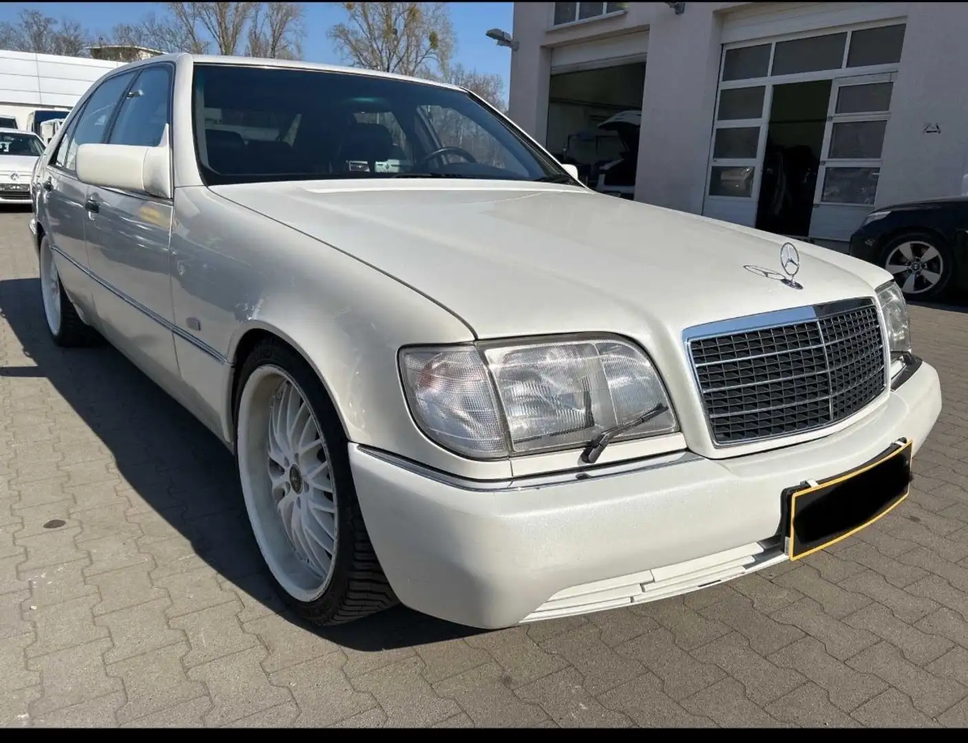 Mercedes-Benz S 600 S600 SEL V12 LEDER SCHIEBEDACH 4xSHZ H-KENNZ AHK Blanc - 1