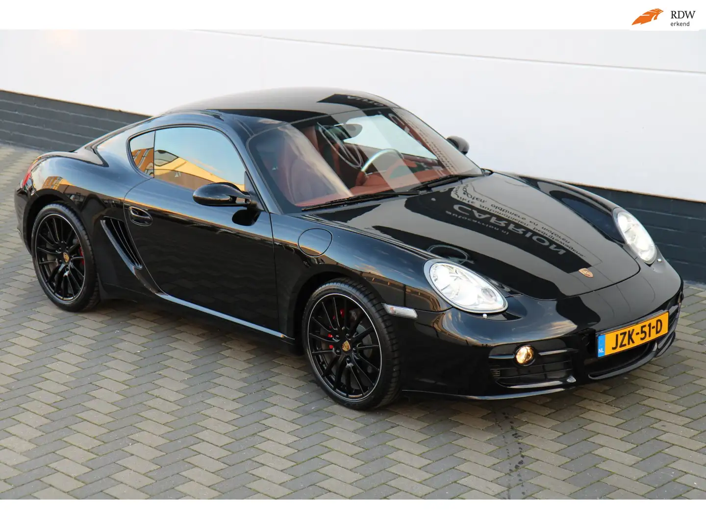 Porsche Cayman S 3.4 met 295PK Sportchrono Leder Xenon !! Schwarz - 1