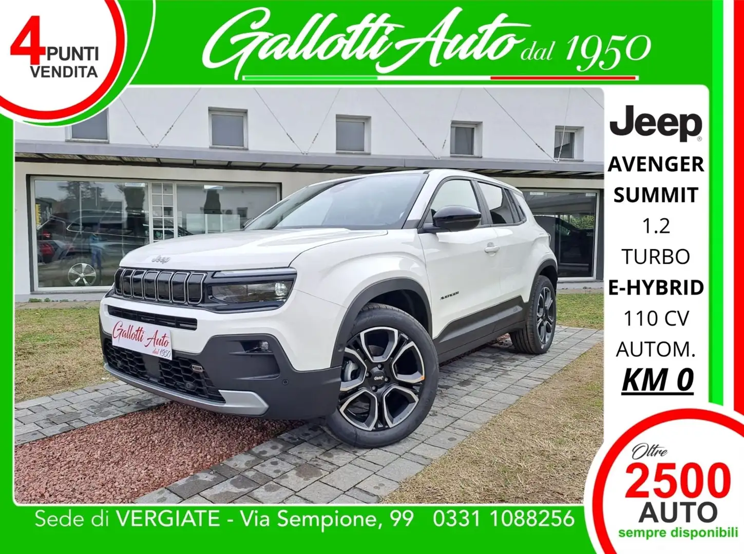 Jeep Avenger Summit 1.2 turbo E-HYBRID 110cv edct6 fwd Grau - 1