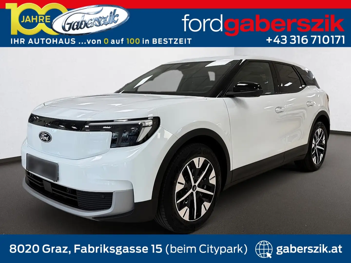 Ford Explorer Elektro 77kWh Blanc - 1