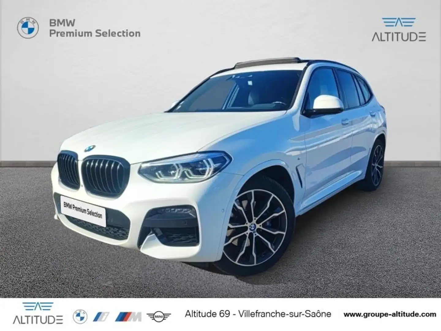BMW X3 xDrive30d 286ch M Sport Blanc - 1