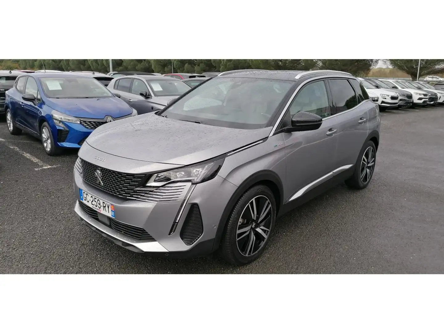 Peugeot 3008 Hybrid4 300 e-EAT8 GT Pack Gris - 2