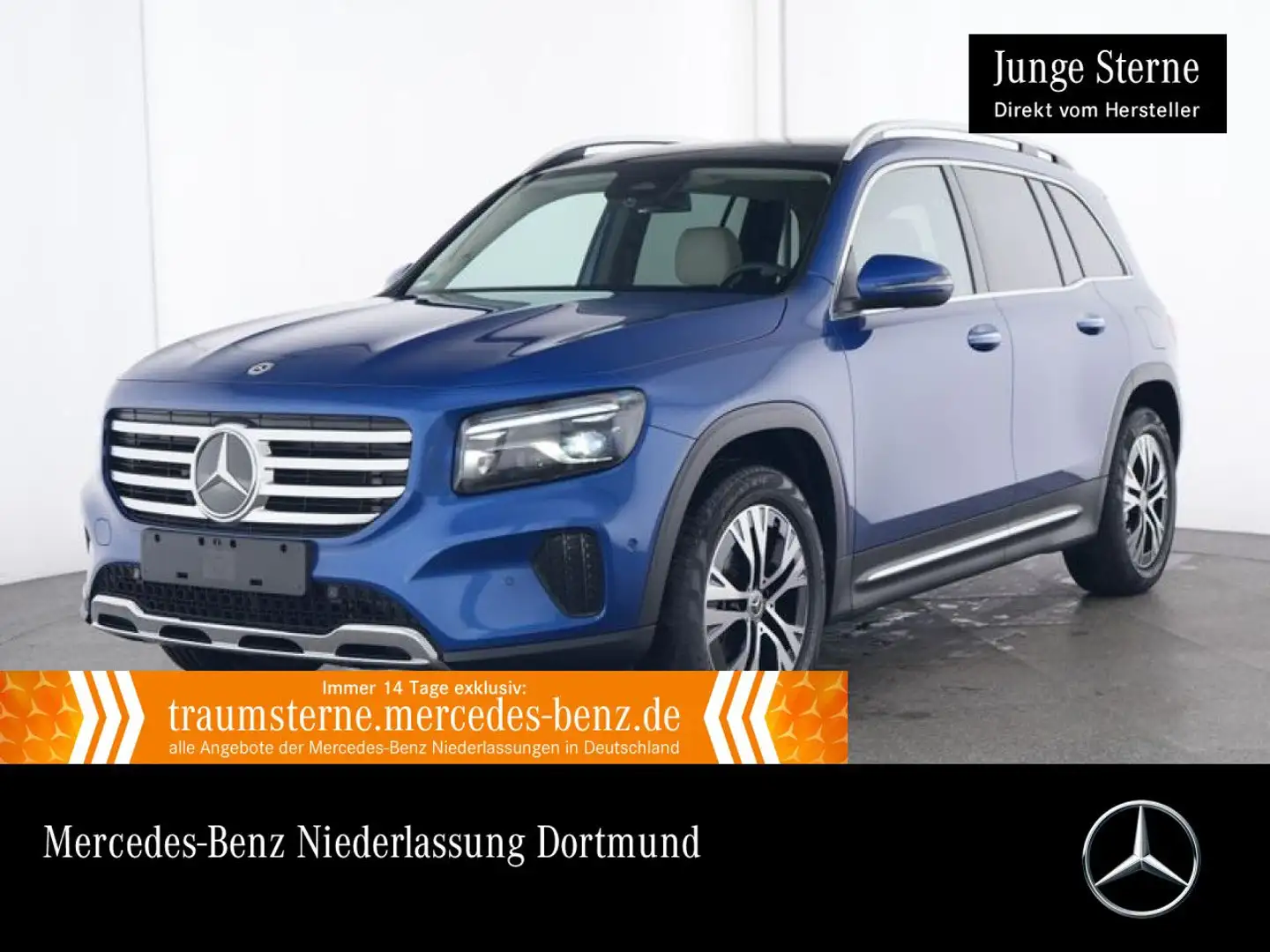 Mercedes-Benz GLB 200 PROGRESSIVE+PANO+MULTIBEAM+KAMERA+TOTW+7G Blau - 1