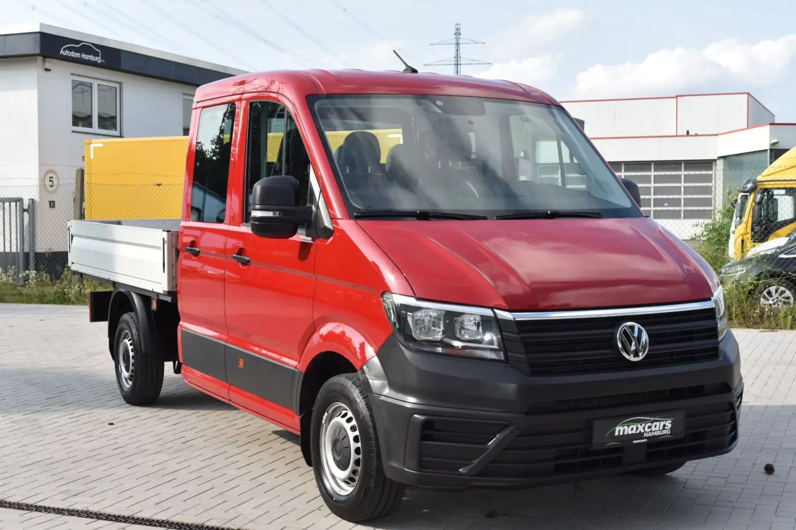 Volkswagen Crafter Pritsche 35 DOKA mittellang AHK 7 SITZER Rouge - 1