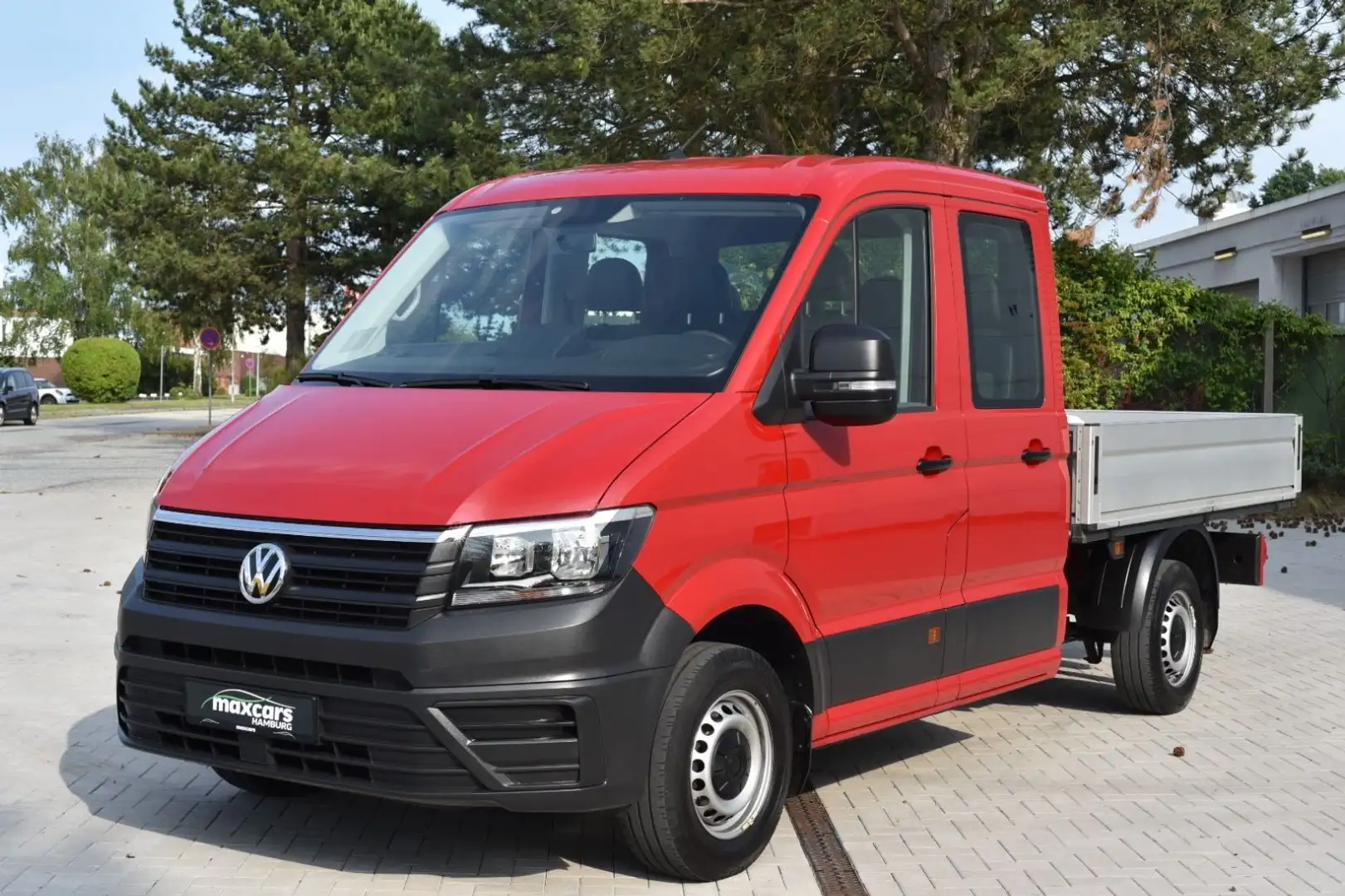 Volkswagen Crafter Pritsche 35 DOKA mittellang AHK 7 SITZER Rouge - 2