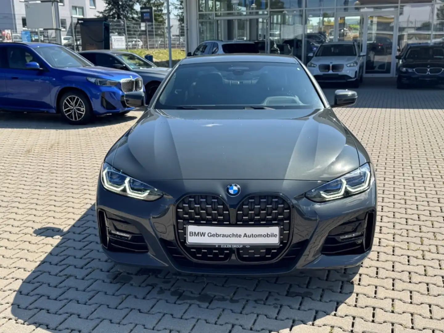 BMW 430 i A Coupe M-Sport 19'' HUD Laser AD Navi eSitze Hi Grau - 2