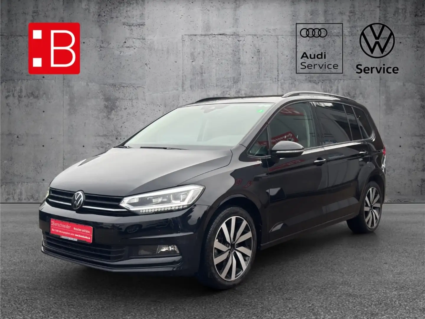 Volkswagen Touran 1.5 TSI DSG Highline Black Style DIGITAL PRO LED K Schwarz - 1