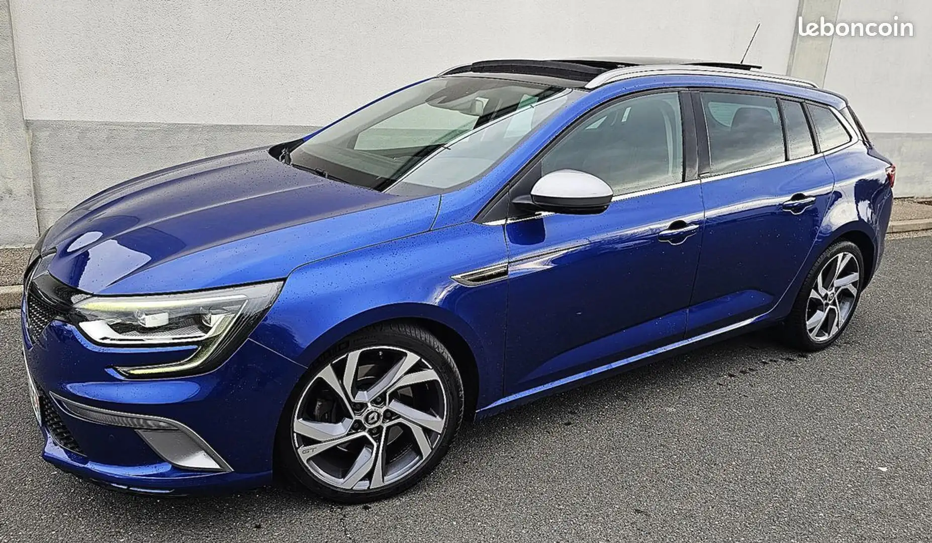 Renault Megane IV 1.6 DCi 165 EDC GT SPORT BVA ESTATE TOIT OUVRANT Bleu - 1