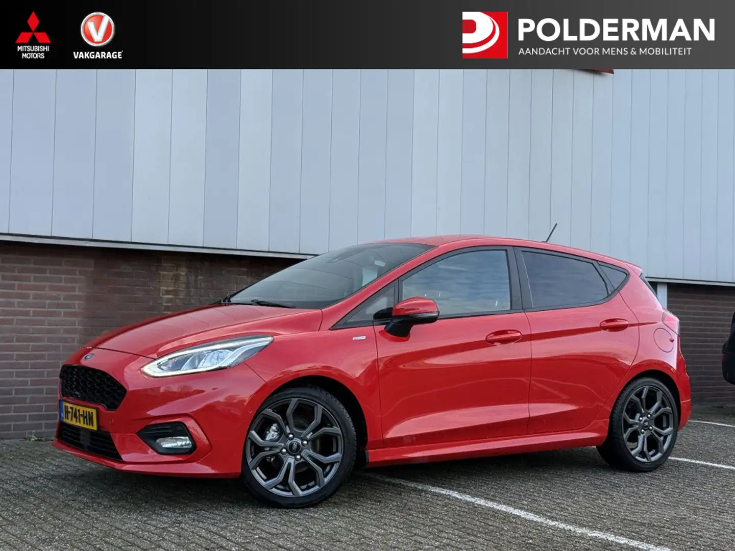 Ford Fiesta 1.0 EcoB. ST-Line Rood - 1