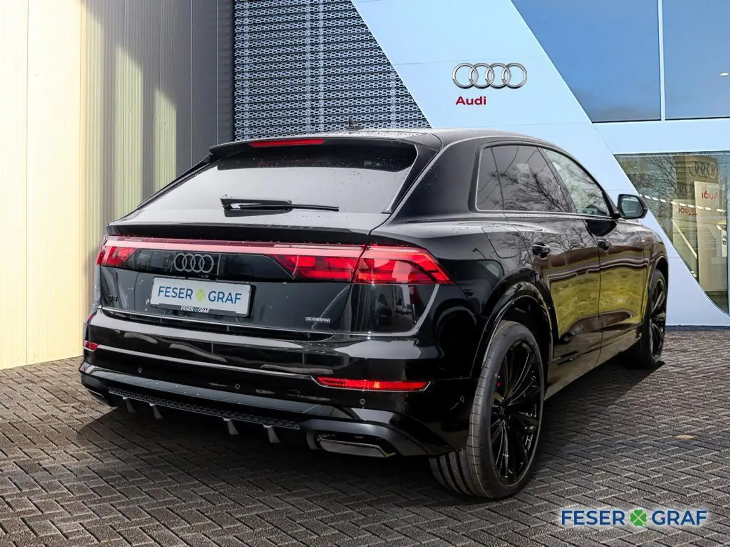 Audi Q8 50 TDI 3x S line /HD-Matrix/Pano/B&O/Standhzg/HuD/ Schwarz - 2